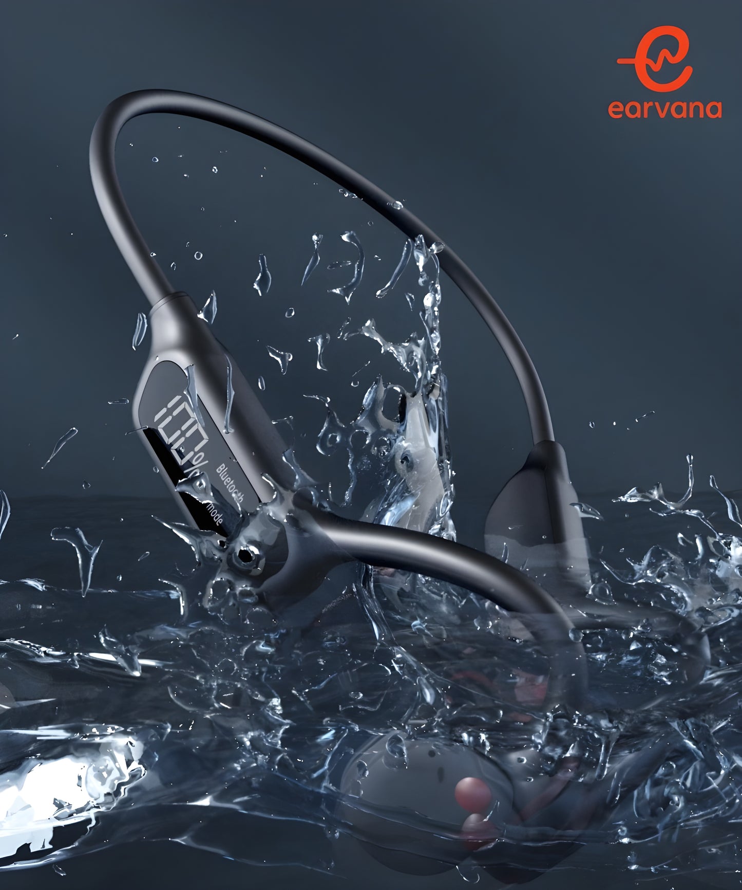 Le Vibra.X10© Casque/MP3 à conduction osseuse - IP68